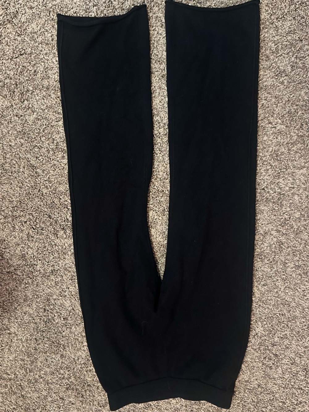 Black Wide Leg Knit Pants